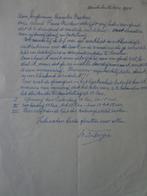 Eigenhandig geschreven brief Prosper De Troyer uit 1955, Ophalen of Verzenden