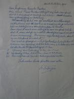 Eigenhandig geschreven brief Prosper De Troyer uit 1955, Antiek en Kunst, Ophalen of Verzenden