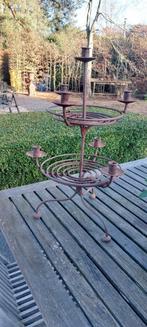 kaarsenhouder smeedijzer.7 kaarsen., Ophalen