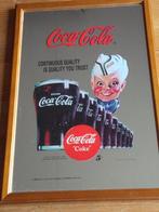 Spiegel Coca Cola Glazen 31 x 21 cm, Ophalen of Verzenden, Zo goed als nieuw, Reclamebord