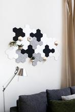 Moderne wanddecoratie hexagon, Huis en Inrichting, Woonaccessoires | Wanddecoraties, Ophalen of Verzenden, Gebruikt