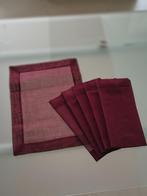 set 6 bordeau placemats, Ophalen, Zo goed als nieuw, Paars, Placemat