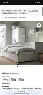 Lit double, 210 cm, Enlèvement, Utilisé, Deux personnes