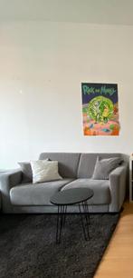 2 persoons zeteltje grijs, Huis en Inrichting, Zetels | Zetels, Ophalen, Zo goed als nieuw, Tweepersoons