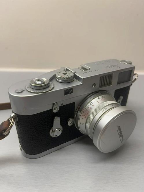 Leica M2 - Voigtlander MC 35mm f2.5 - rangefinder camera, Audio, Tv en Foto, Fotocamera's Analoog, Zo goed als nieuw, Leica, Ophalen