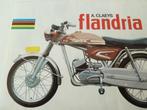 oldtimer bromfietsen FLANDRIA folder brochure, Ophalen of Verzenden, Folder