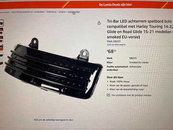 Tribar voor Harley Davidson touring smoked. beschikbaar voor biedingen