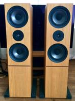 Linn Keilidh Active, Maple, met Ku-Stones en spikes. ! LEES, Audio, Tv en Foto, Luidsprekerboxen, Ophalen, Gebruikt, Front, Rear of Stereo speakers