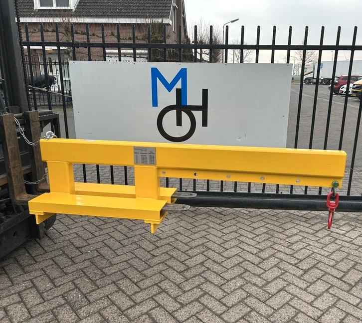 Heftruck kraanarm/lastarm/hijsjip/jip 1950KG ZGAN, Zakelijke goederen, Machines en Bouw | Metaalbewerking, Ophalen