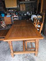 Groote tafel, kleene tafel en stoelen, Antiek en Kunst, Ophalen