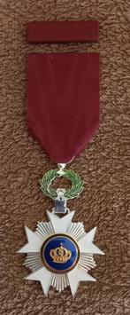 Ereteken Ridder in de Kroonorde, Verzamelen, Militaria | Algemeen, Ophalen of Verzenden, Overige soorten, Lintje, Medaille of Wings
