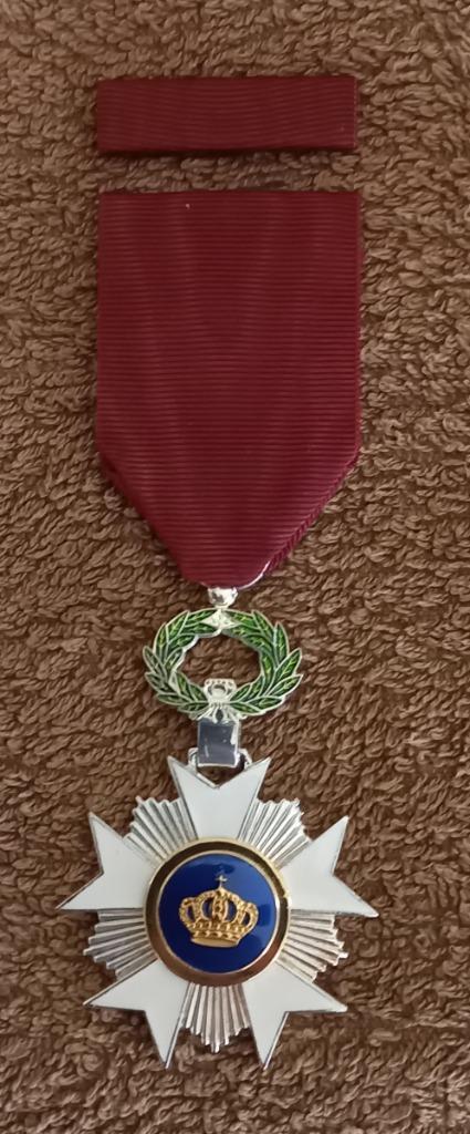 Ereteken Ridder in de Kroonorde, Verzamelen, Militaria | Algemeen, Overige soorten, Lintje, Medaille of Wings, Ophalen of Verzenden