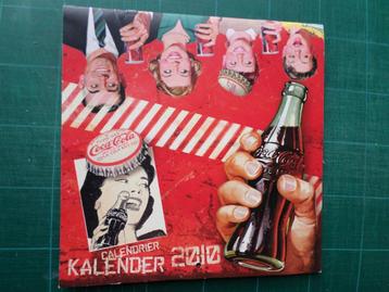 Coca Cola - calendrier 2010 - 23x23 cm, Enlèvement ou Envoi, Comme neuf, Autres types