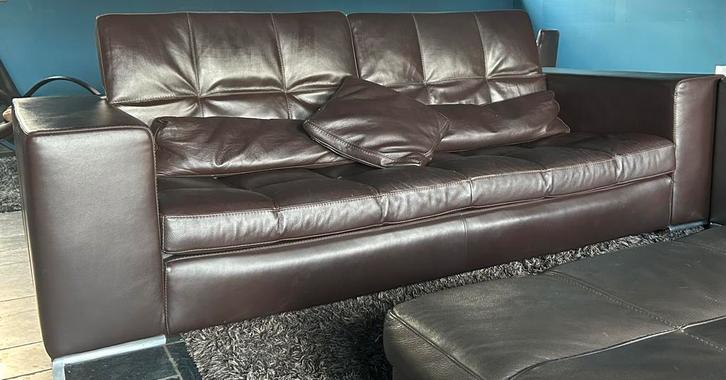 Canapés Cierre Cuir modèle Nick, Huis en Inrichting, Zetels | Zetels, Zo goed als nieuw, Leer, Ophalen