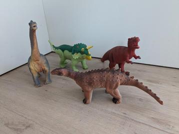 4 dino figuren, Ophalen