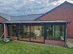Veranda hout & aluminium (3m x 7m) Gratis, Tuin en Terras, Ophalen, Gebruikt, Veranda