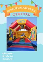 Springkasteel Circus te huur, Ophalen, Zo goed als nieuw