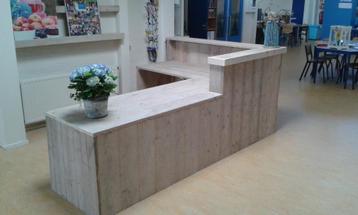 Unieke kwaliteit receptiebalie van steigerhout in elke maat beschikbaar voor biedingen