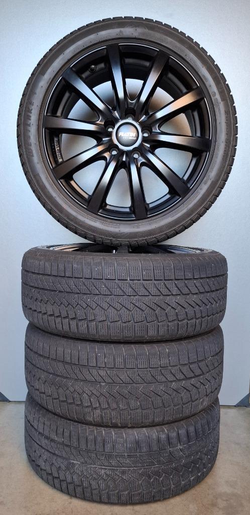 Jantes Alu PLATIN 18" 5 x115 avec pneus hiver 235/45 R 18, Auto-onderdelen, Banden en Velgen, Banden en Velgen, Winterbanden, 18 inch