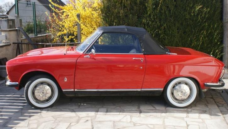 Peugeot 304 Cabriolet, Auto's, Oldtimers, Particulier, Peugeot, Benzine, Cabriolet, 2 deurs, Handgeschakeld, Rood, Zwart, Voorwielaandrijving