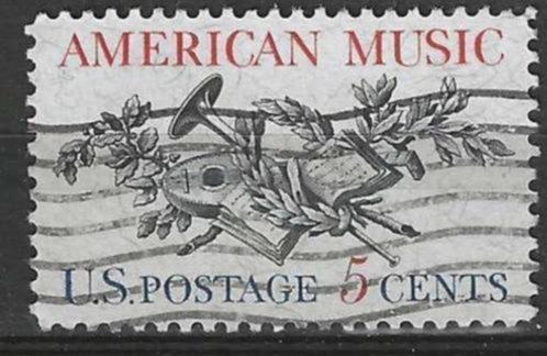 USA 1964 - Yvert 768 - 50 jaar Amerikaans muziek (ST), Postzegels en Munten, Postzegels | Amerika, Gestempeld, Verzenden