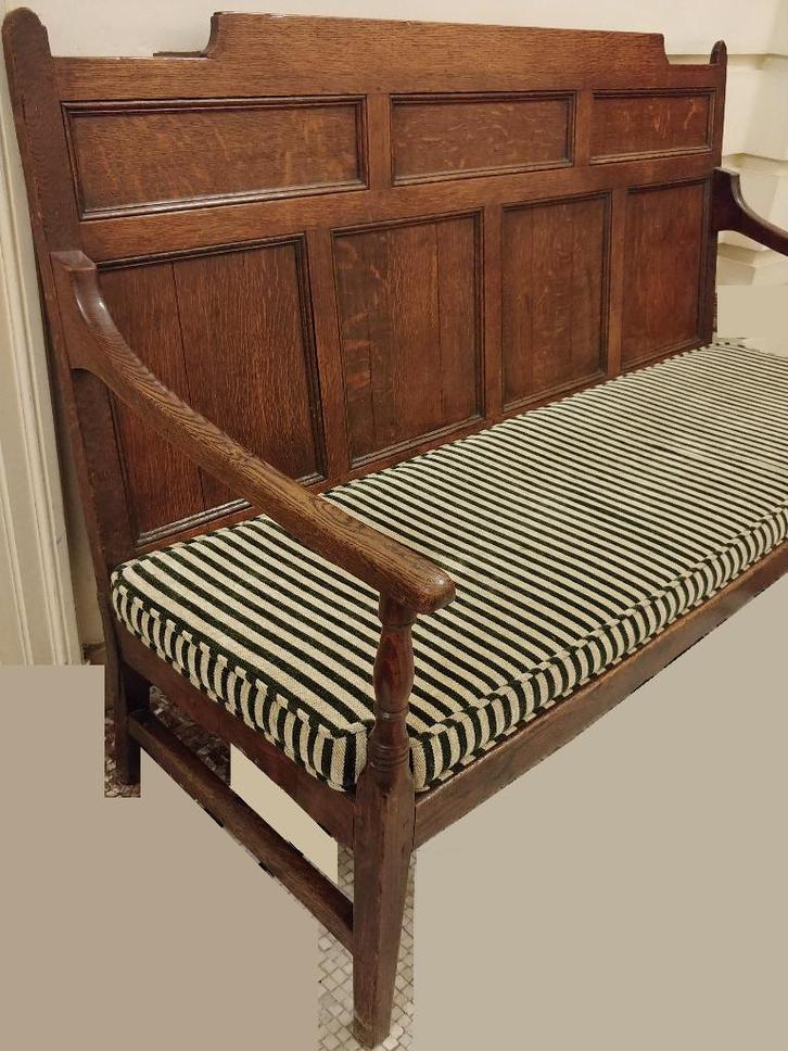 Statige Late Georgian hallbank Brits Country Home, Antiek en Kunst, Antiek | Meubels | Stoelen en Sofa's, Ophalen