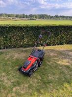 Grasmachine + batterij + lader, Tuin en Terras, Grasmaaiers, Ophalen, Cirkelmaaier, Gebruikt, Accu-grasmaaier