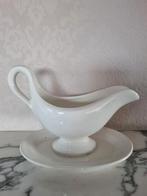 Antiek porseleinen sauskom., Antiquités & Art, Enlèvement ou Envoi