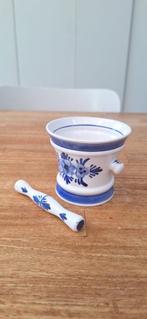 mortier et pilon en porcelaine de Delft, Ophalen of Verzenden