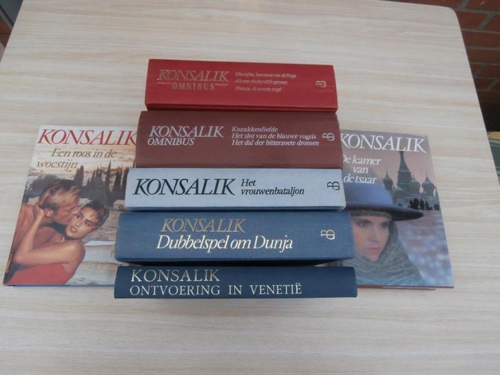 romans:konsalik – harold robbins, Livres, Romans, Utilisé, Enlèvement ou Envoi