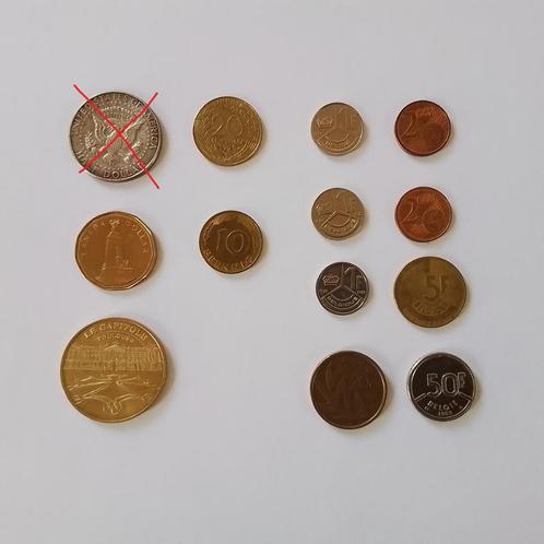 Lot de 13 pièces de monnaies dans leurs jus, Timbres & Monnaies, Monnaies | Europe | Monnaies non-euro, Monnaie en vrac, Belgique