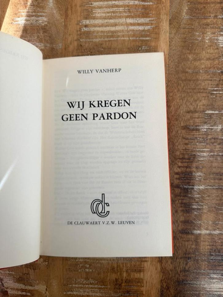 Wij kregen geen pardon - Willy Vanherp, Boeken, Oorlog en Militair, Gelezen, Algemeen, Tweede Wereldoorlog, Ophalen of Verzenden