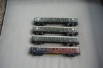 Märklin : 4 personenwagons in goede staat, Hobby en Vrije tijd, Wisselstroom, Gebruikt, Wagon, Ophalen of Verzenden