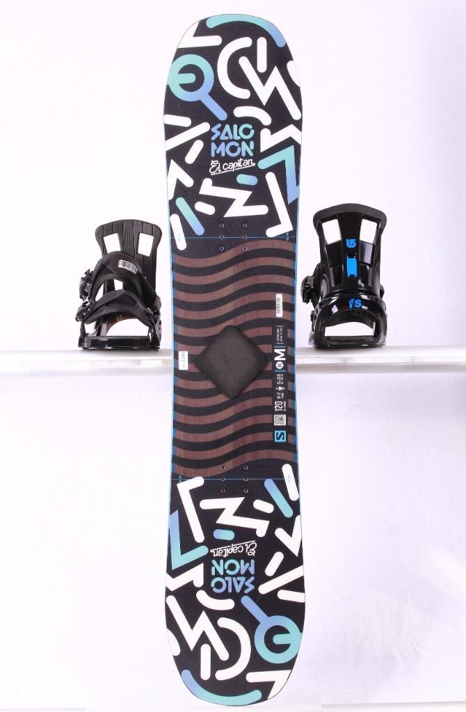 120 kinder snowboard SALOMON EL CAPITAN, Black/blue, Sport en Fitness, Snowboarden, Gebruikt, Board, Verzenden