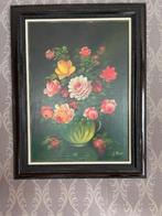 Schilderij bloemen, Antiek en Kunst, Ophalen