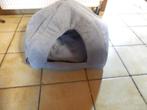 (13) - panier pour petit chien ou chat gris, Ophalen of Verzenden, Zo goed als nieuw, Pluche