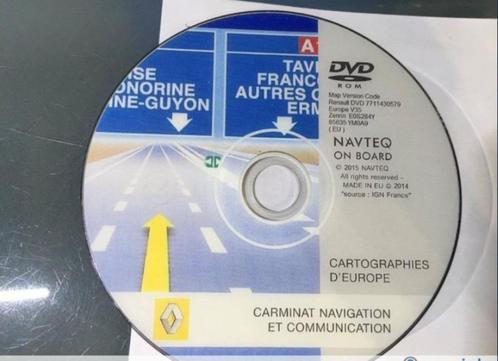 CD DVD Carminat Navigation Renault 2015 (CNC), Informatique & Logiciels, Disques optiques, Comme neuf, Interne, Cd, Dvd, Enlèvement ou Envoi