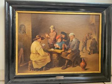 schilderij Teniers le Jeune, La partie de cartes beschikbaar voor biedingen