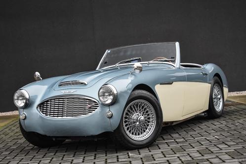 Austin Healey 100/6 - Uitermate goede staat, Autos, Austin, Entreprise, Achat, Essence, Cabriolet, 2 portes, Boîte manuelle, Bleu