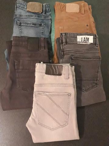 5 pantalons 152/12 ans garçon - comme neufs! disponible aux enchères