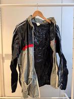 Vintage Adidas Regenjas Zwart/Grijs/Rood - Large, Caravans en Kamperen, Regenkleding, Ophalen of Verzenden, Zo goed als nieuw