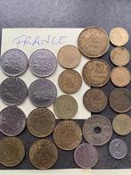 Devise FRANCE: 23 pièces (francs français de 1923 à 1997), Enlèvement ou Envoi, France, Monnaie en vrac