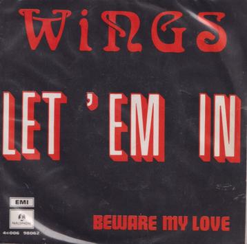 Wings – Let’em in / Beware my love – Single