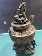 zeldzaam keizerlijk bronzen wierookvat met 'draken', Xuande, Ophalen of Verzenden