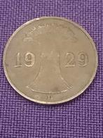 DUITSLAND WEIMAR 1 Reichspfennig 1929 D, Duitsland, Ophalen of Verzenden, Losse munt