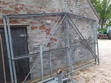 Metalem frame voor afdak 2 stuks, Tuin en Terras, Overkappingen, Ophalen, Gebruikt, Overige typen
