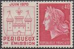 FRANKRIJK - Marianne en Embleem van Perigueux 1970, Ophalen of Verzenden, Postfris
