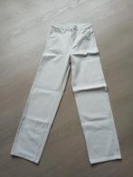 Jeansbroek H&M beige Maat 34, H&M, W27 (confectie 34) of kleiner, Wit, Zo goed als nieuw