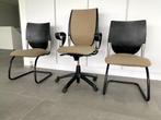 BUREAUFAUTEUIL EN 2 BEZOEKERSSTOELEN VOEGEN VORM TOE, Ophalen of Verzenden, Overige kleuren