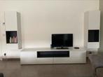 Witte tv meubel & 2 Hangkasten, Huis en Inrichting, Kasten |Televisiemeubels, Minder dan 100 cm, 25 tot 50 cm, 200 cm of meer